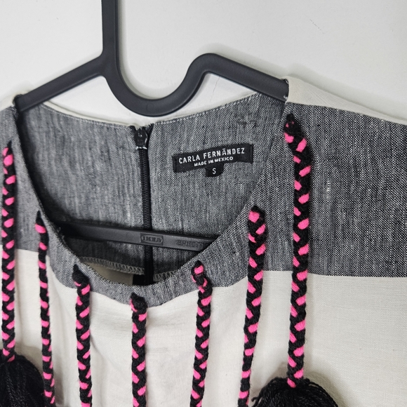 Carla Fernandez Reboso Tunic Dress Women's Sz S Ethnic Mexican Designer - Picture 3 of 8